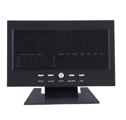 Multi-function large-screen calendar clock LED clock with backlight weather forecast digital desktop clock
