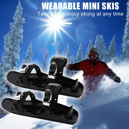 Mini Short Ski Skates For Snow Skis For Winter Shoes