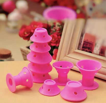 Soft Rubber Magic Hair Care Rollers Silicone Hair Curlers No Heat Hair Styling Tool