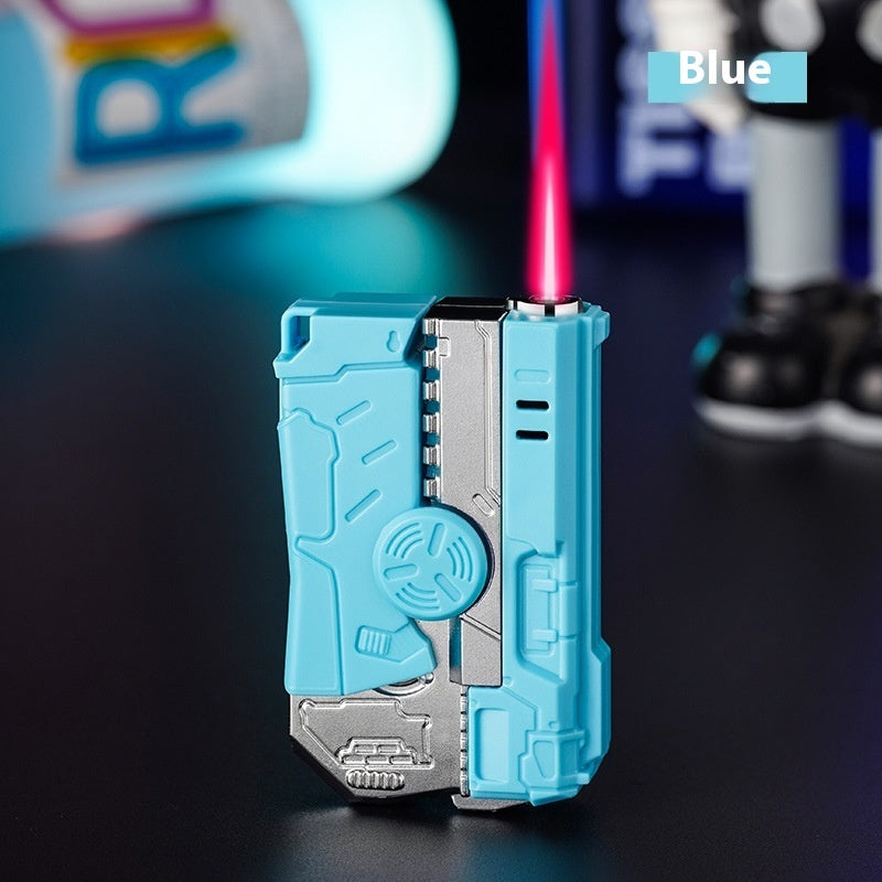 Personalized Fingertip Decompression Gyro Folding Gas Lighters