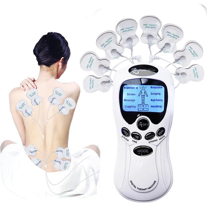 Mini digital portable multifunctional massage instrument