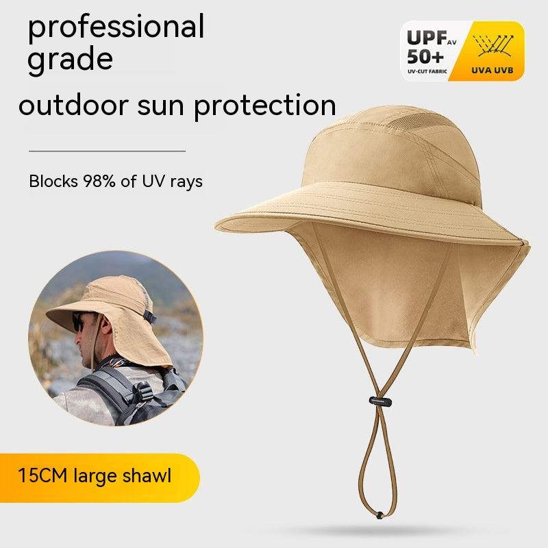 Outdoor Mountaineering Face Cover Sun-proof Hat UV