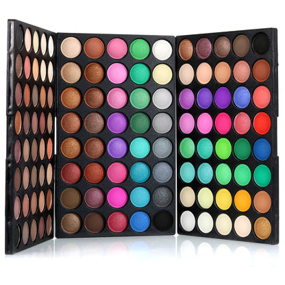 Perfect Professional 120 Colors Eye Shadow Palette Hot Fashion Cosmetic Powder Soft Matt Eyeshadow Palettes Beauty Makeup Set