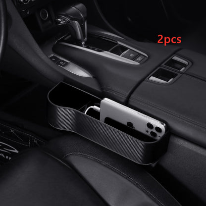 Car Organizer Seat Gap Storage Box PU Case Pocket Car Seat Side Slit For Wallet Phone Coins Cigarette Keys Cards Auto Universal