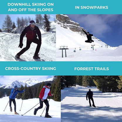 Mini Short Ski Skates For Snow Skis For Winter Shoes