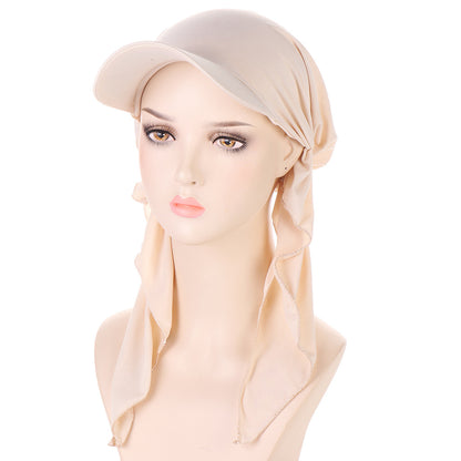 Casual Fashion Muslim Multi-color Turban Cap