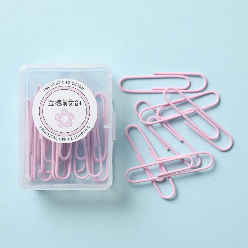 Macaron Color Paper Clip Creative Office Products