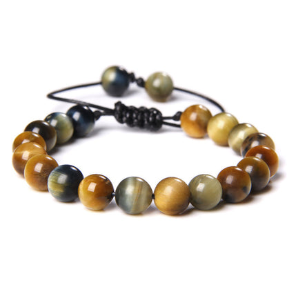 Natural Tigereye Woven Bracelet For Women