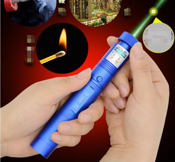 Green light laser flashlight