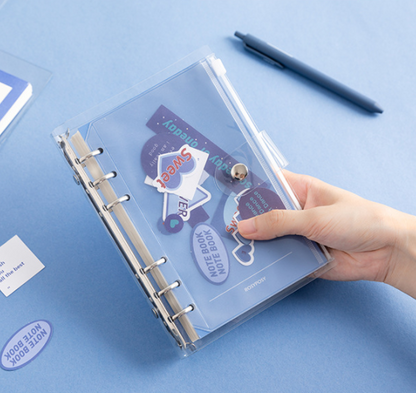 PVC transparent removable notebook