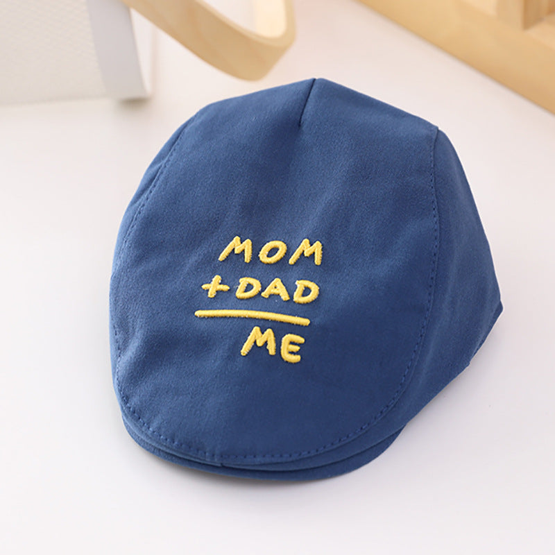 Embroidered English Letters Baby Sunshade Hat