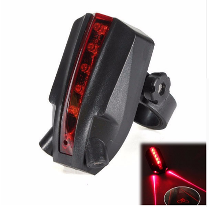 Bicycle laser taillight