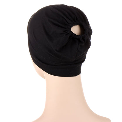 Muslim New Multicolor Back Elastic Hat