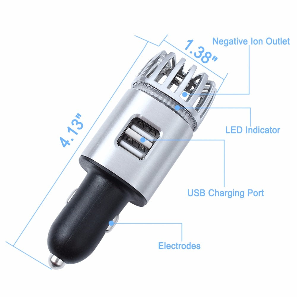 2 in 1 Car Charger Air Purifier