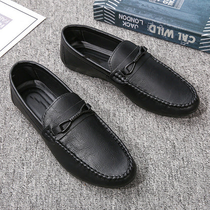 Mens Fashion Soft Sole Casual Leather Shoes