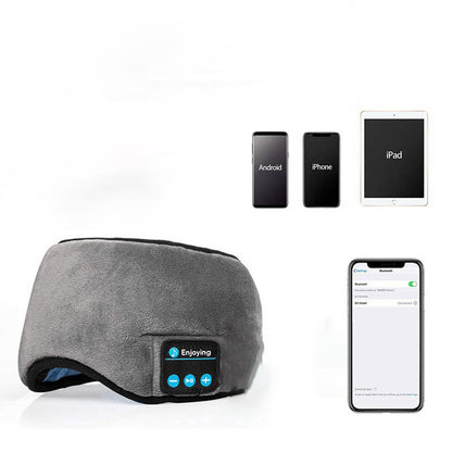 Wireless Bluetooth 5.0 Earphones Sleeping Eye Mask Music Player Sports Headband Travel Headset Speakers