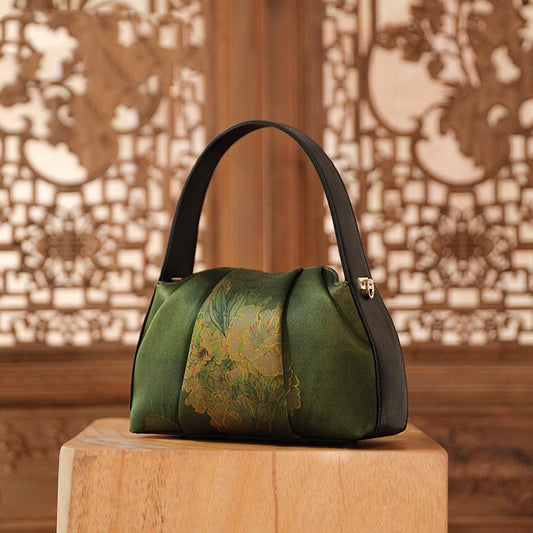 Women's Fashionable Simple Mulberry Silk Messenger Bag