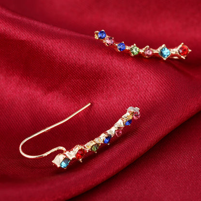 New Women's Fashion Rhinestone Studs