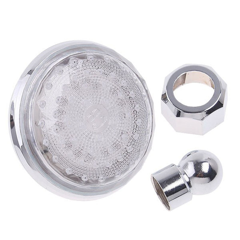 LED shower top spray