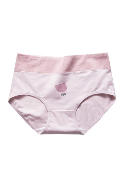 Cotton crotch mid waist underwear