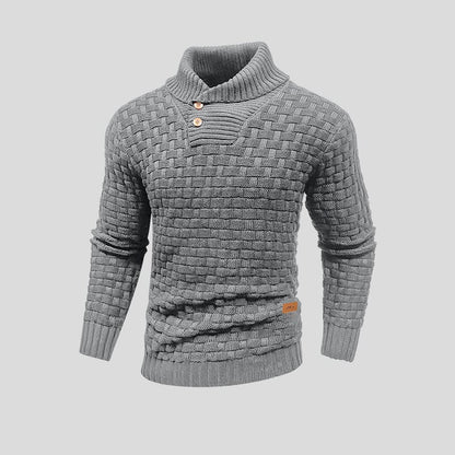 Boys' Button Plaid Exquisite Sweater