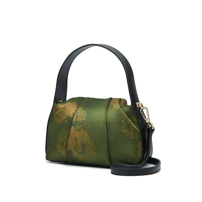 Women's Fashionable Simple Mulberry Silk Messenger Bag