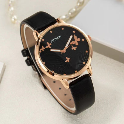 Student Sweet Butterfly Macron All-match Fashion Quartz Wrist Watch