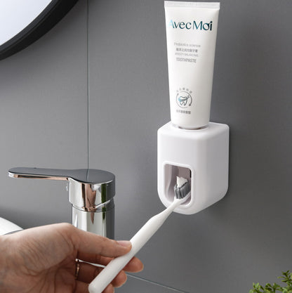 Nordic Automatic Toothpaste Dispenser Bathroom Bathroom No Punching On Walls Quantitative Extrusion Simple Lazy Toothpaste Holder