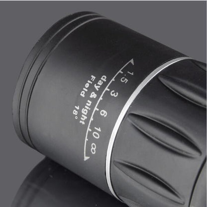 New 16x52 up and down double-tuning wide-angle enhanced green film HD high-power day and night available monoculars