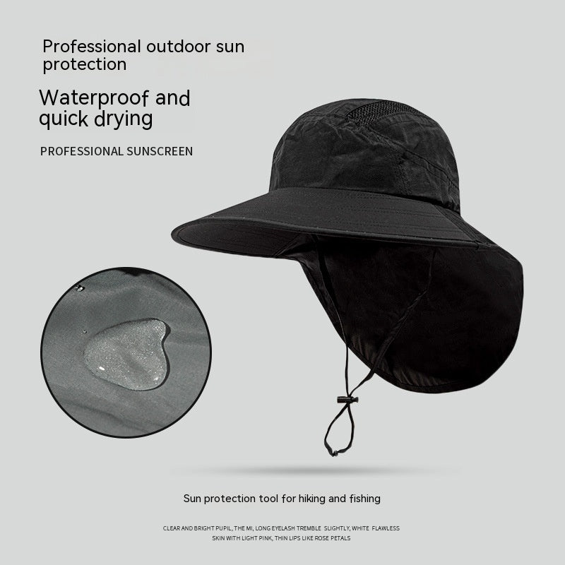 Outdoor Mountaineering Face Cover Sun-proof Hat UV