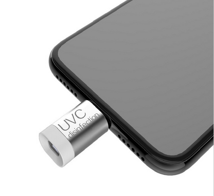 Portable UVC Disinfection UV LED Light Mobile Phone USB Interface Plug Sterlizer