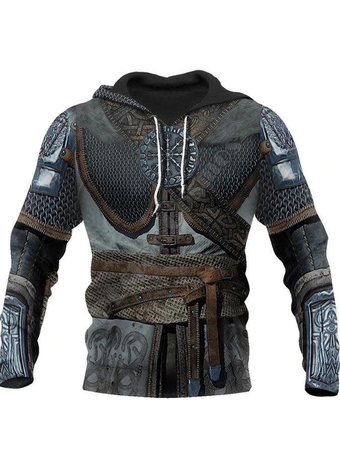 Cool Armor Printed 3D Sweater Hoodie
