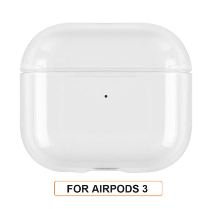 Transparent Case For Airpods 2 3 Pro 1 Case PC Clear Earphone Cover For Air Pods Pro 2 3 1 Earpods Case Charging BOX Shell