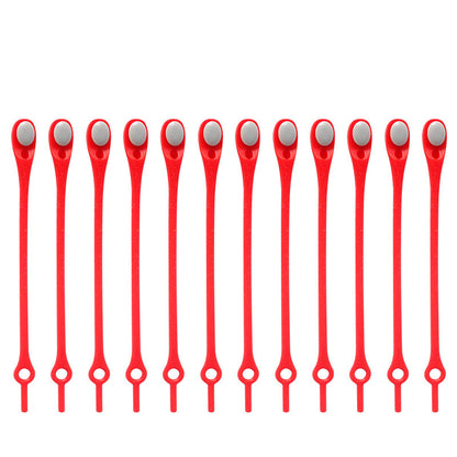 Silicone Elastic Multi-size Horn-shaped Shoelaces