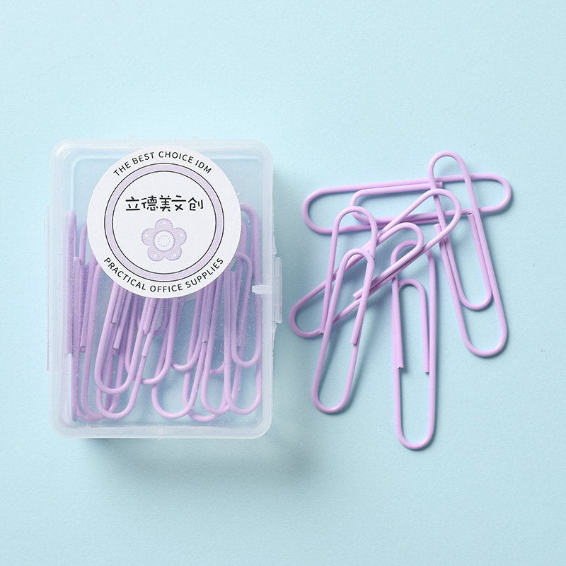 Macaron Color Paper Clip Creative Office Products