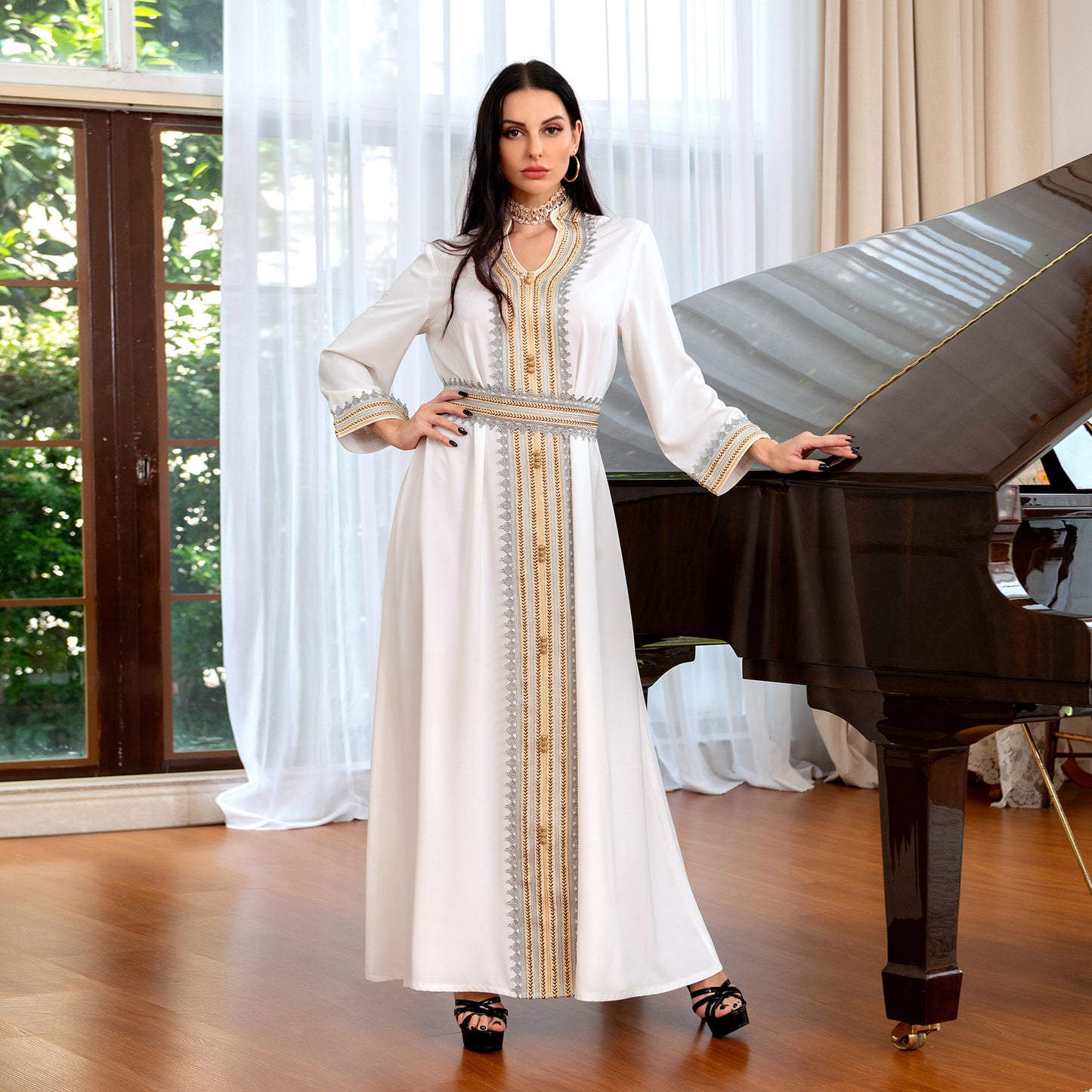 Women's Party Robes Muslim Evening Dresses