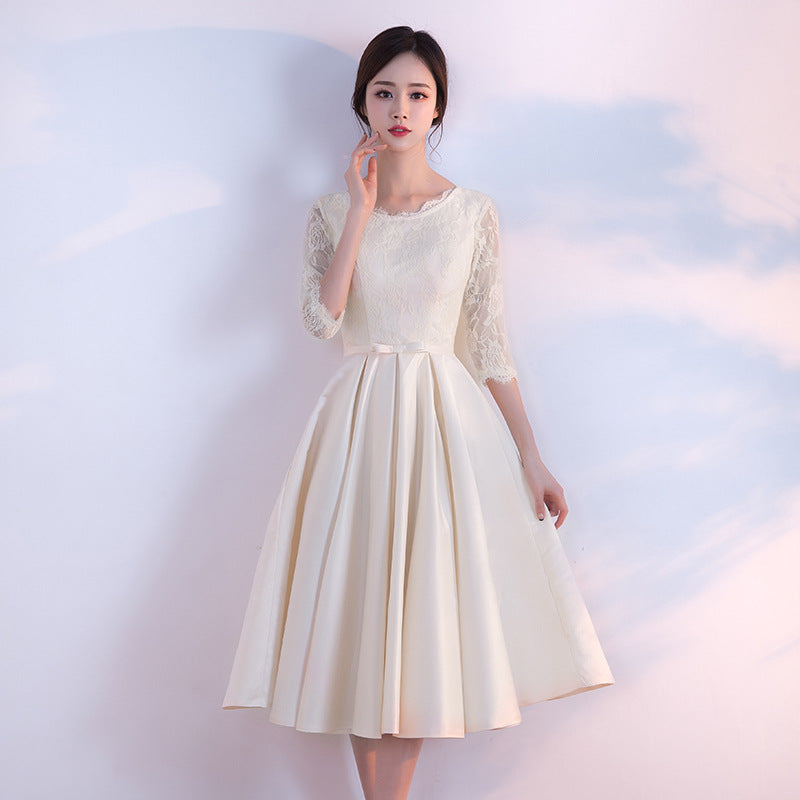 Elegant Slimming Elegant Generous Long Dress