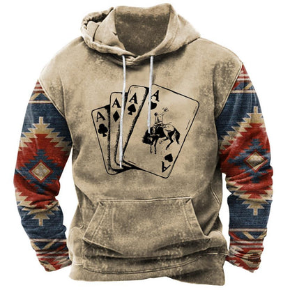 European And American Men's Street Printing Hoodie