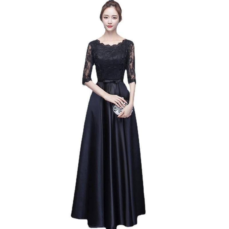 Elegant Slimming Elegant Generous Long Dress