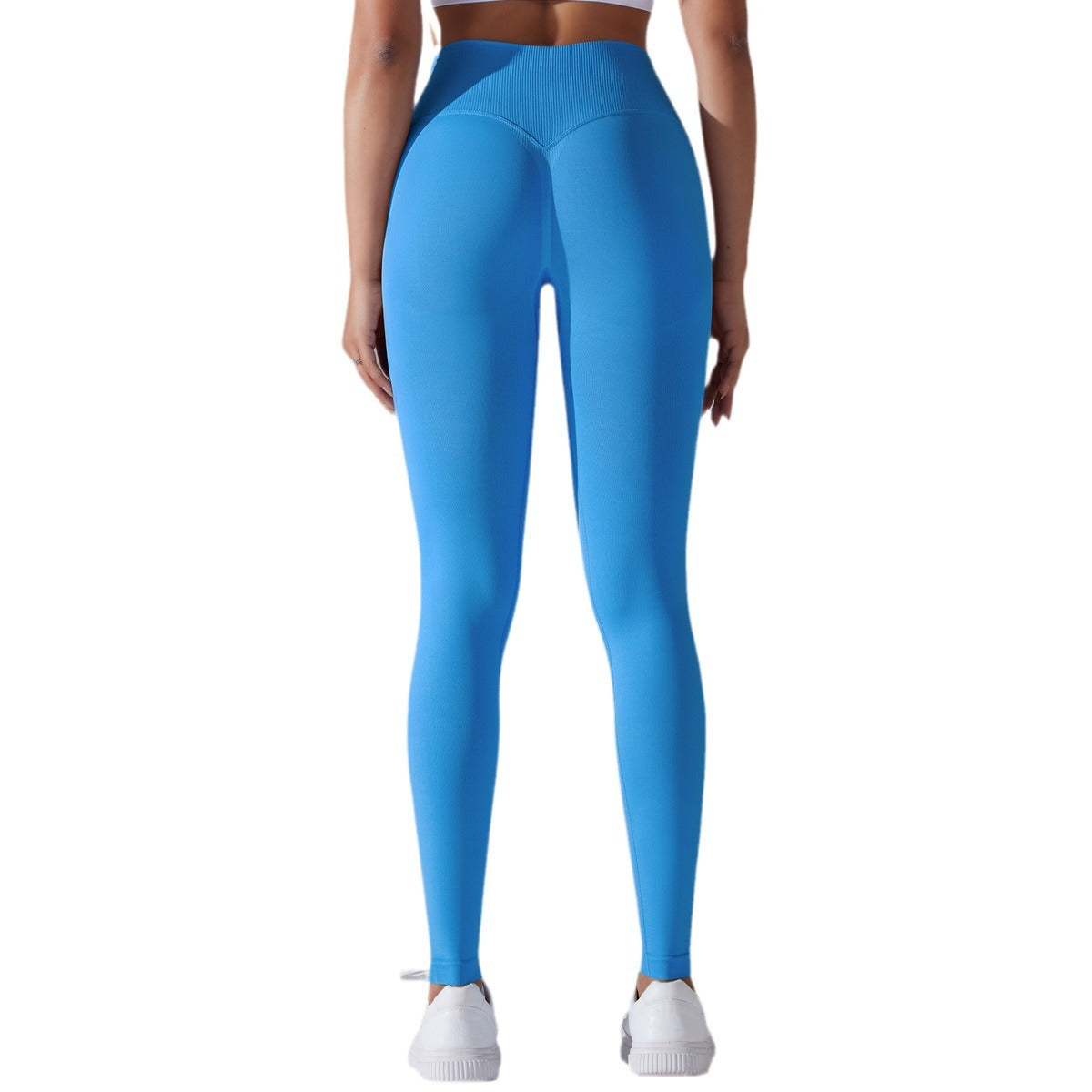 European And American Seamless Knitted Yoga Pants