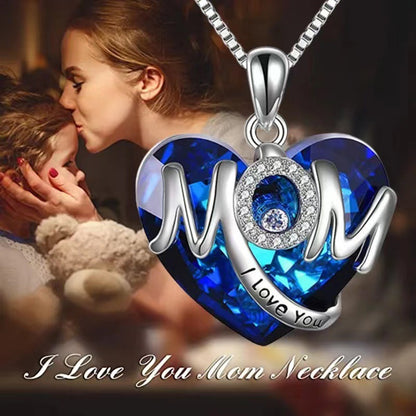 Fashion Mother's Day Gift Flower Heart Color Necklace