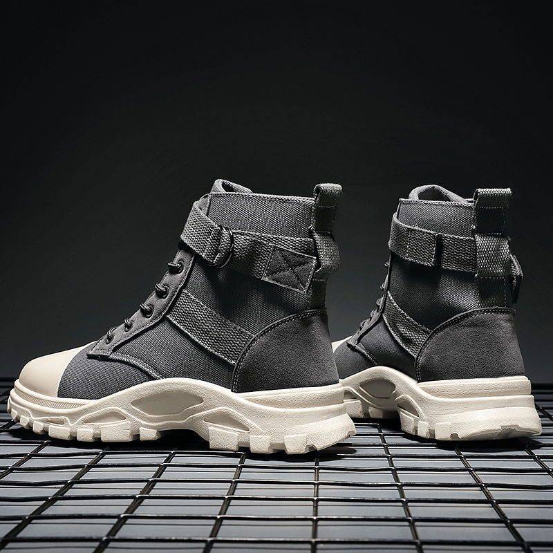 Men's British Style Casual All-matching Worker Boot