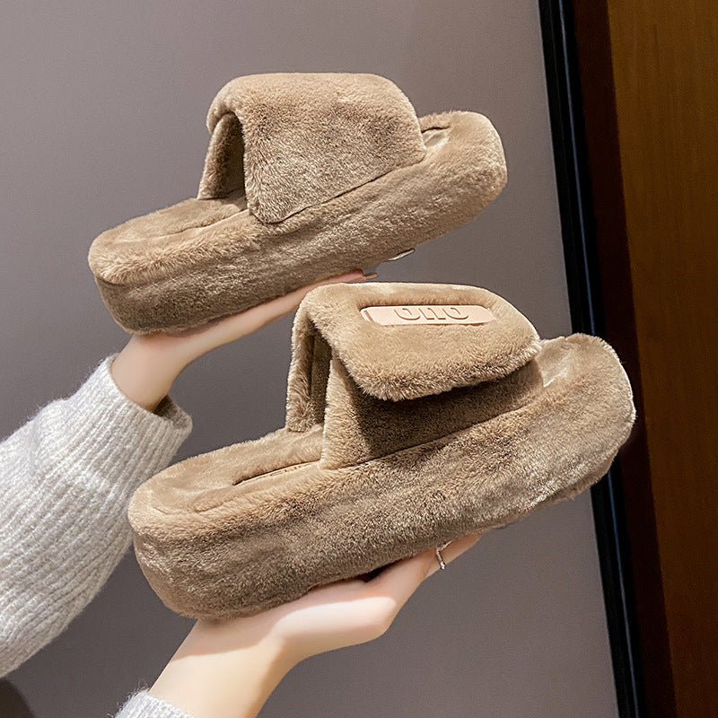 Platform Slippers Women's Outdoor Fashion Office Home