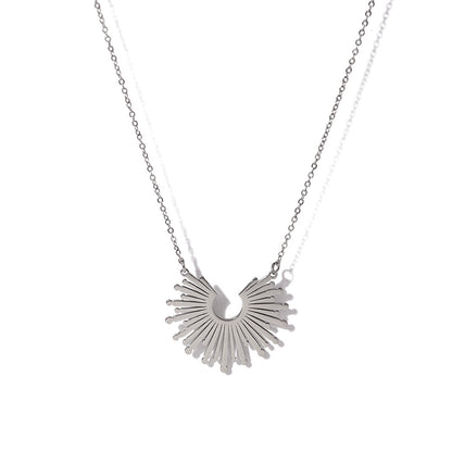 SUNFLOWER 18K Titanium Steel Women's Choker