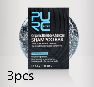 Hand-Extracted Soap Shampoo Bamboo Charcoal Shampoo Soap