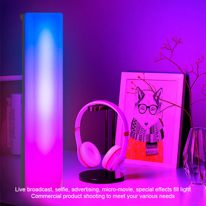 3D RGB Light Pick-up Table Top Ambiance Lamp Colorful Music Voice-activated Rhythm Light Home Decor For PC Game For Holiday Gifts