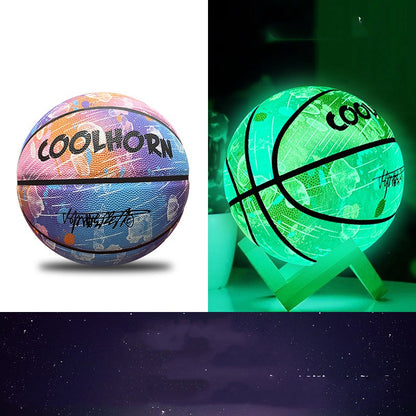 Luminous Luminous Basketball PU Soft Leather Outdoor Wear-resistant And Non-slip