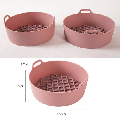 Air Fryer Silicone Pot Replacement Of Parchment Paper Liners No More Cleaning Basket After Using The Air Fryer Food Safe Air Fryers Oven Accessories