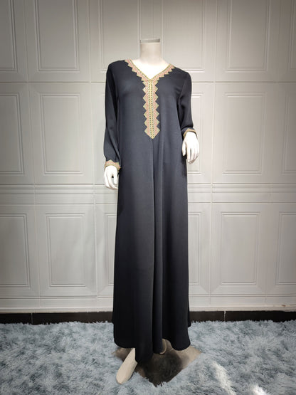 Middle East Muslim Women's Wear Swing Dress