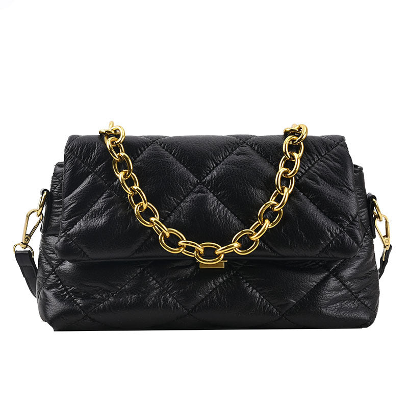 Retro Popular Diamond Embroidery Chain Handbag